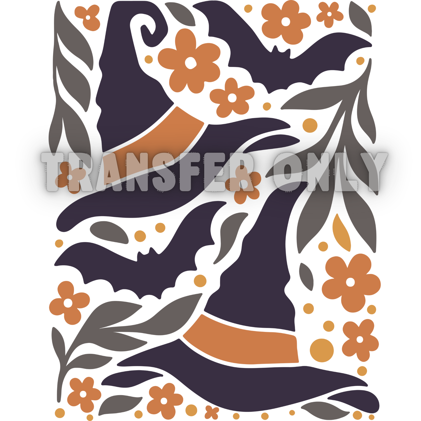 Witches hat T shirt transfer