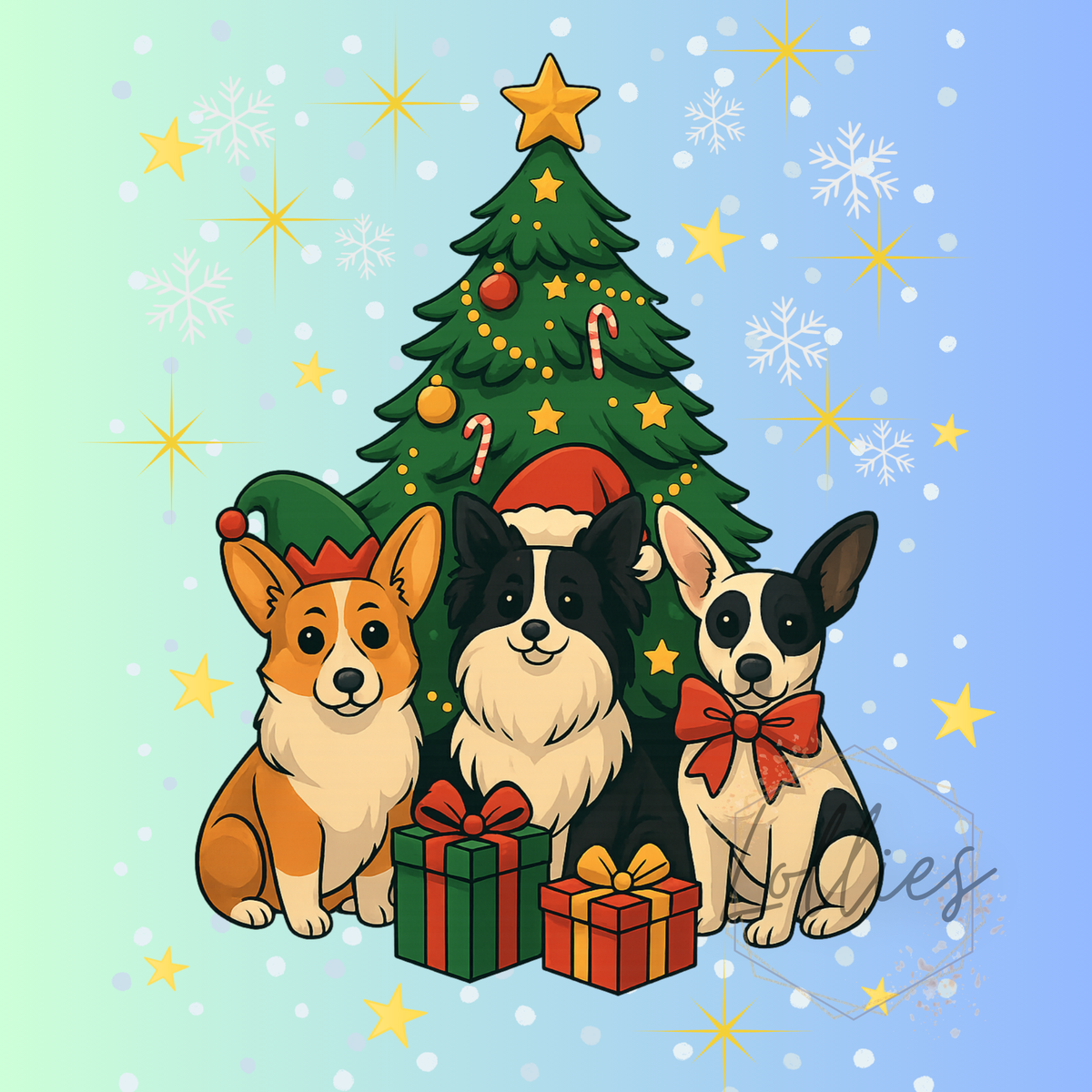 Cute Dog Christmas