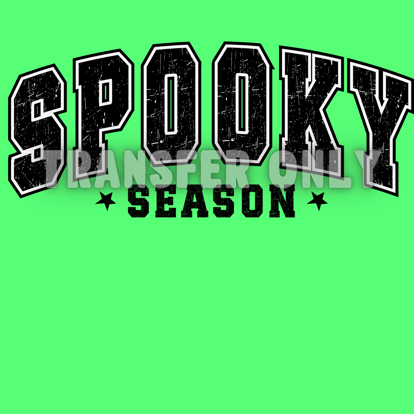 Spooky Season T shirt transfer