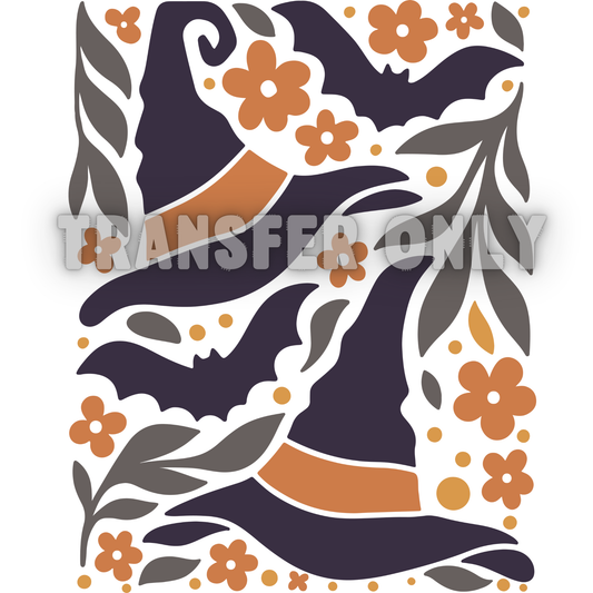 Witches hat T shirt transfer