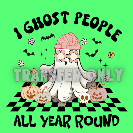 I Ghost people T shirt transfer