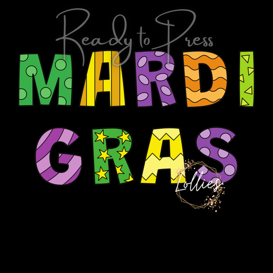 Mardi Gras T shirt Transfer