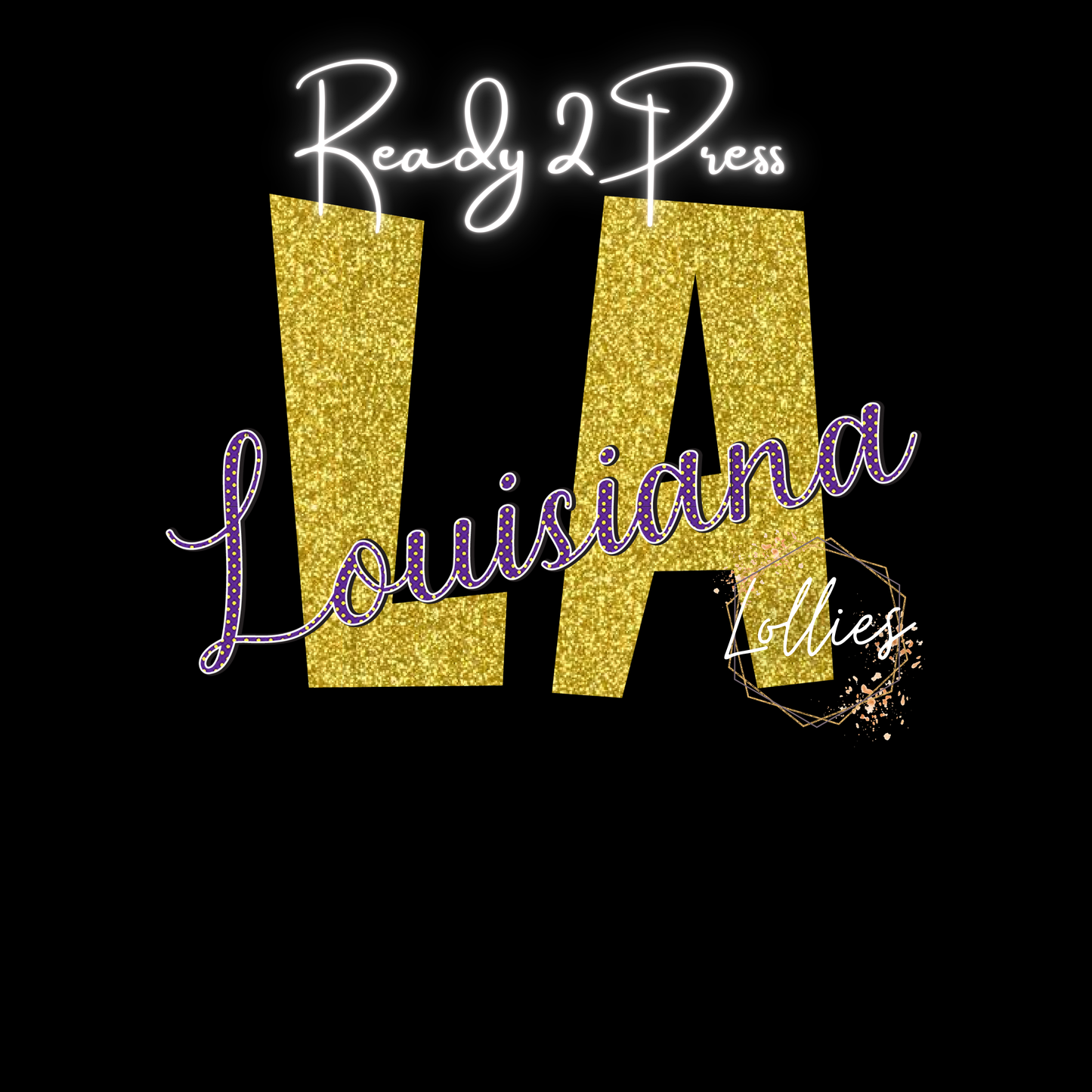 Louisiana Mardi Gras T shirt Transfer