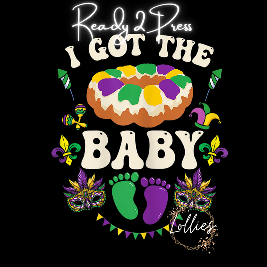 I got the baby Mardi Gras T shirt Transfer