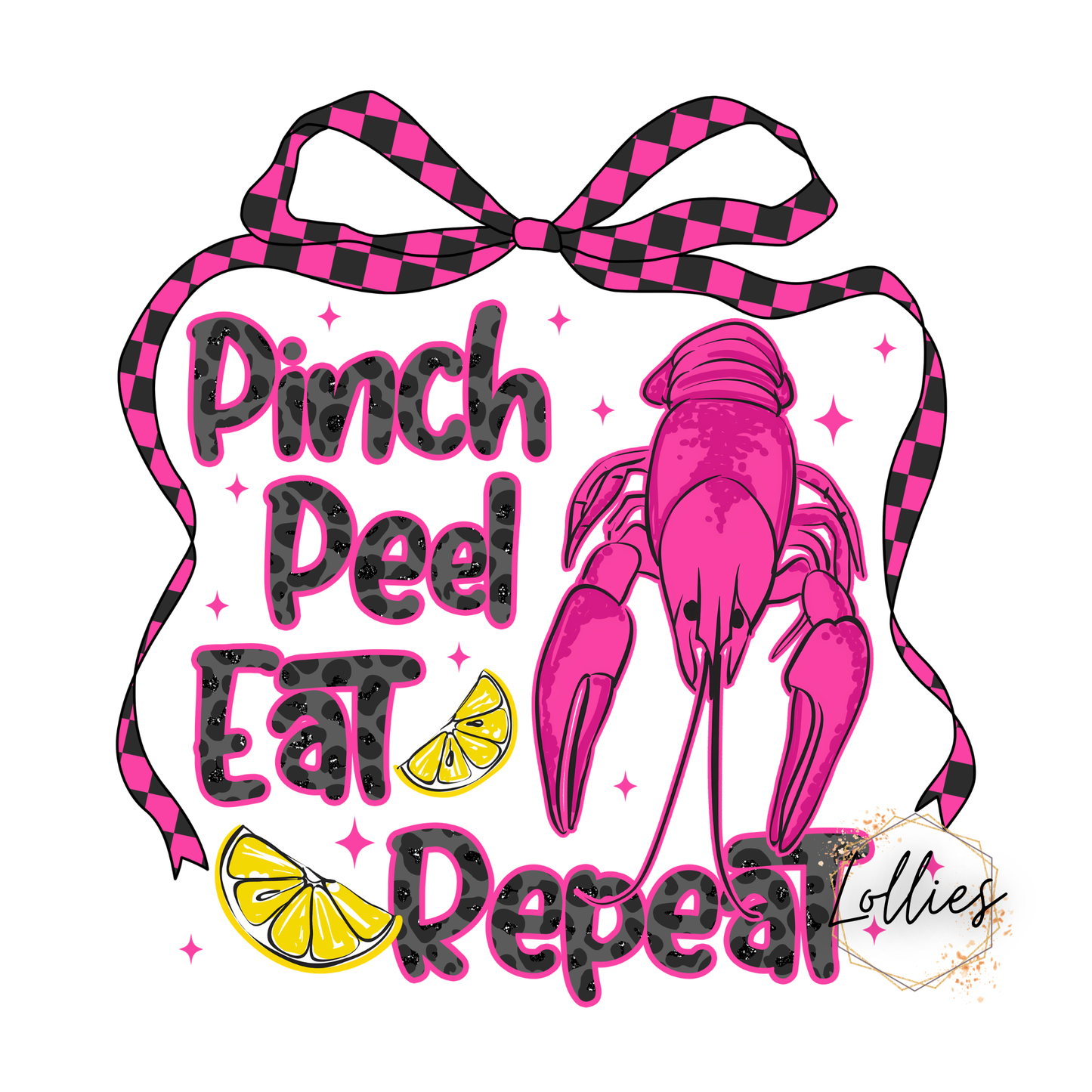 Pinch Peel eat repeat t shirt transfer