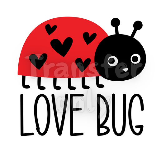 Love Bug DTF transfer