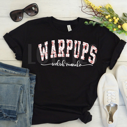 Welsh Roanoke Warpups spirit shirt Black