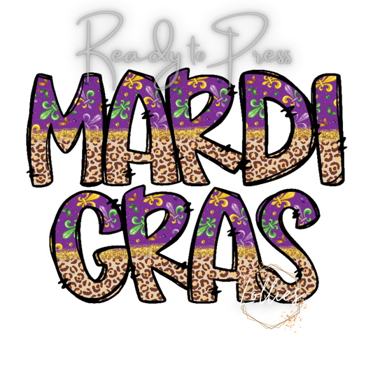 Mardi Gras T shirt Transfer