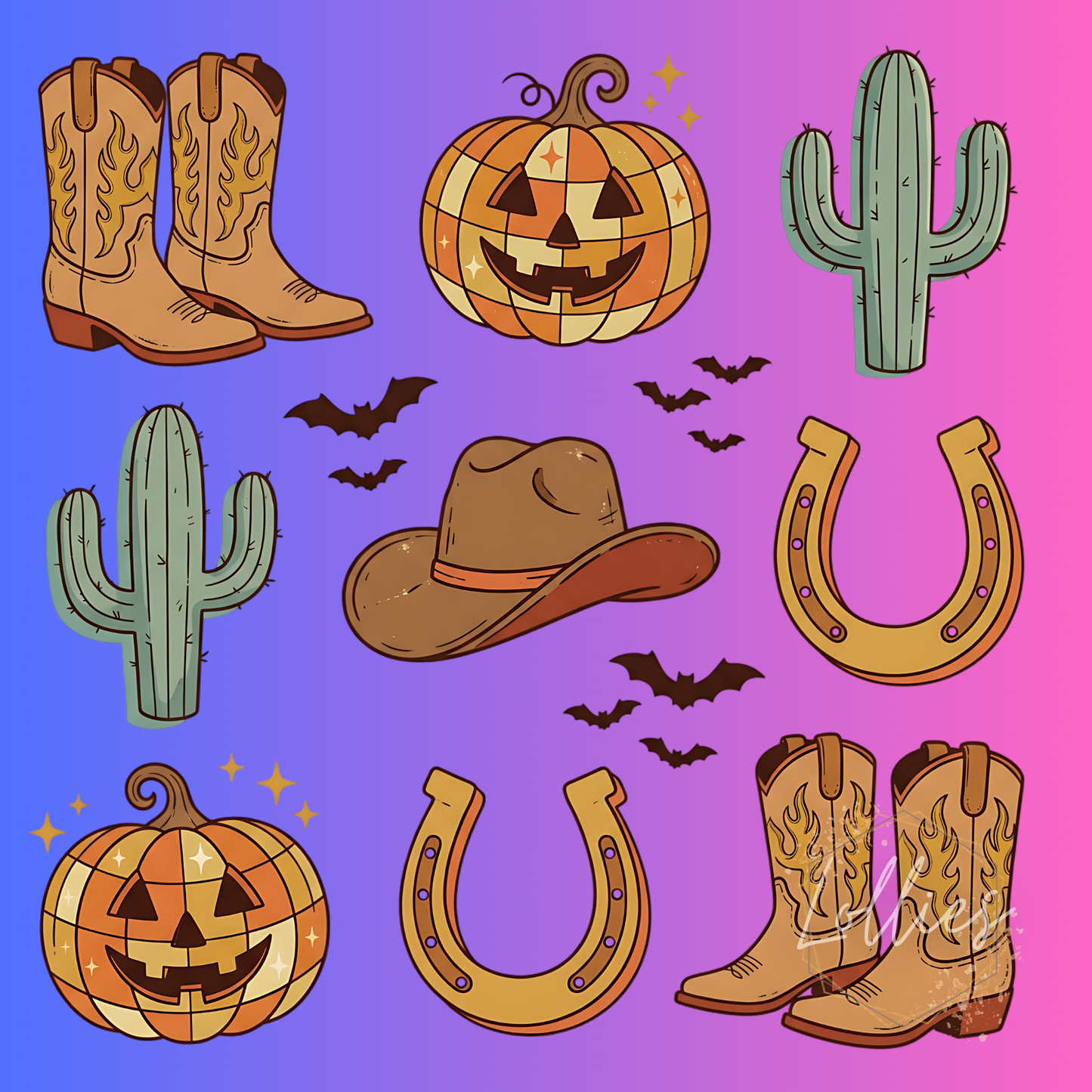 Western Pumpkin collage