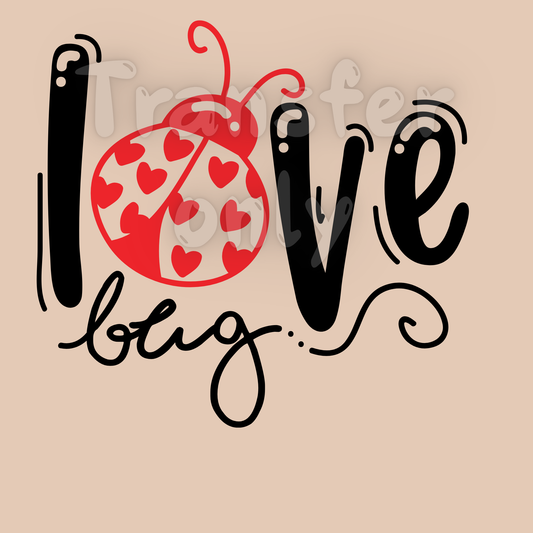 Love Bug DTF transfer