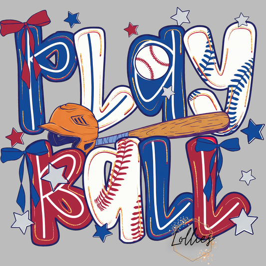 Play Ball T shirt Transfer