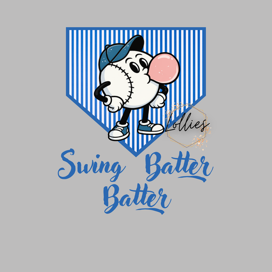 Swing Batter Batter T shirt Transfer