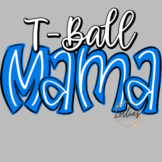T Ball Mama T shirt Transfer