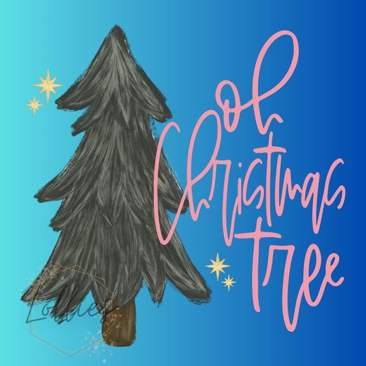 Oh Christmas tree t shirt transfer