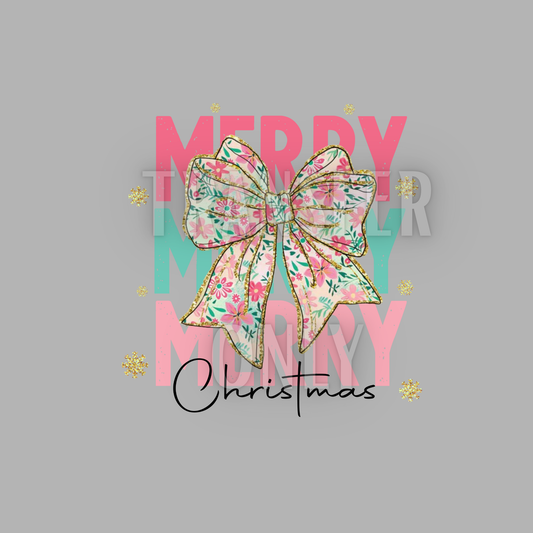 Merry Christmas  t shirt transfer