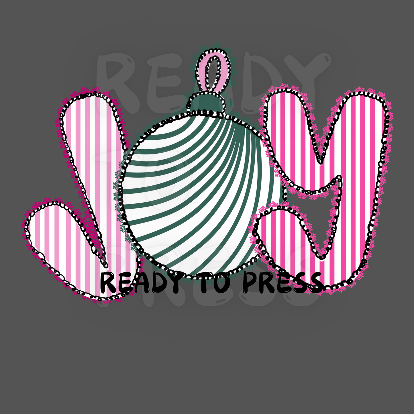 Merry Stip lace trim