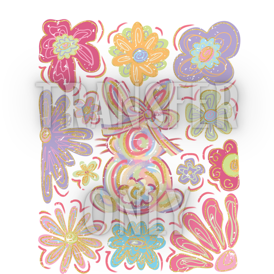 He is risen distressed DTF transfer