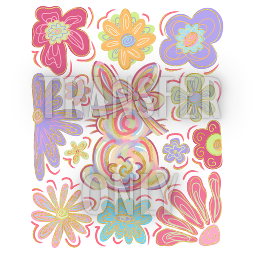 He is risen DTF transfer