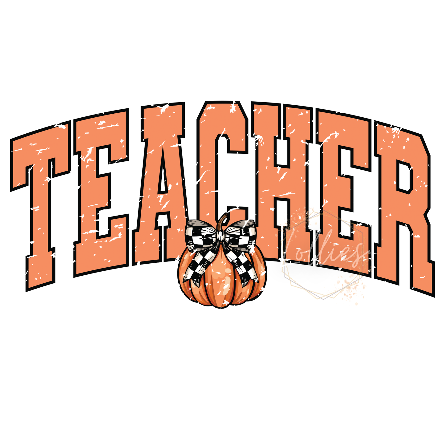 Fall teacher pumpkin