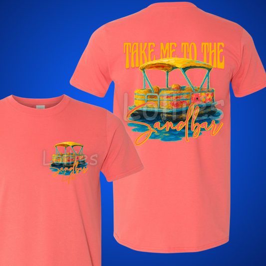 Take me to the sandbar t shirt transfer