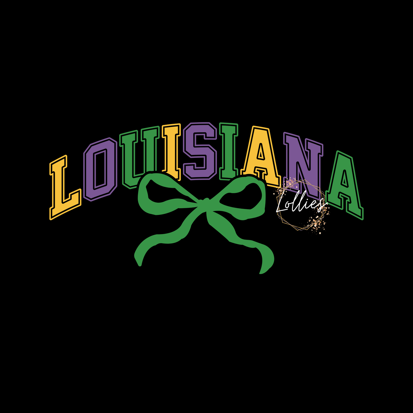 Louisiana Mardi Gras T shirt Transfer