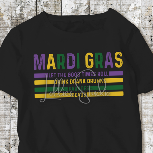 Mardi Gras T shirt Transfer