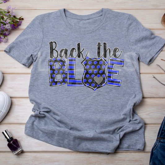 Back the Blue T shirt
