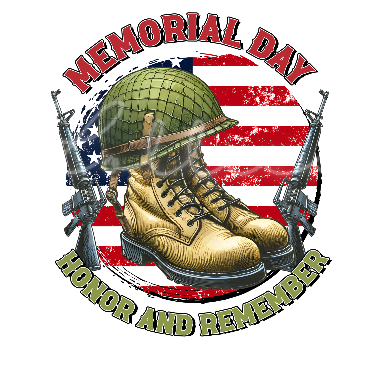 Memorial Day Honor and Remember t shirt transfer