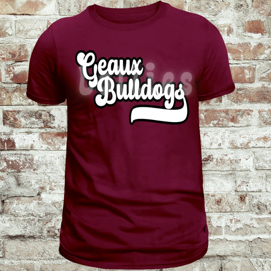 Geaux Bulldogs t shirt transfer