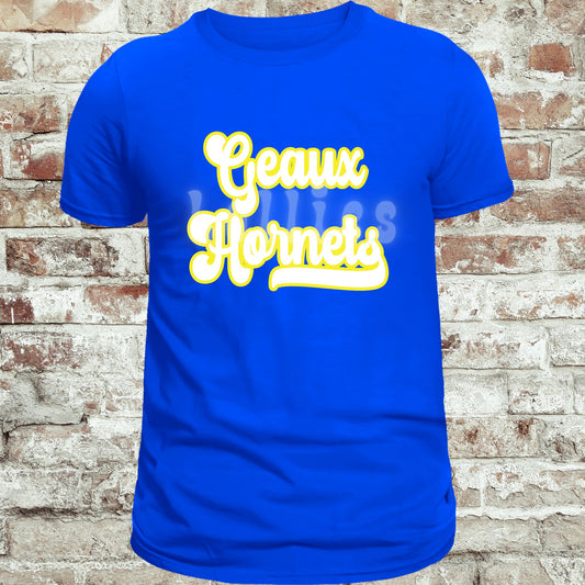 Geaux Hornets t shirt transfer