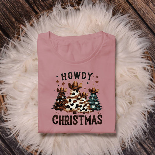Howdy Christmas t shirt transfer
